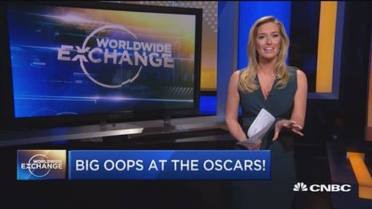 Big oops at the Oscars
