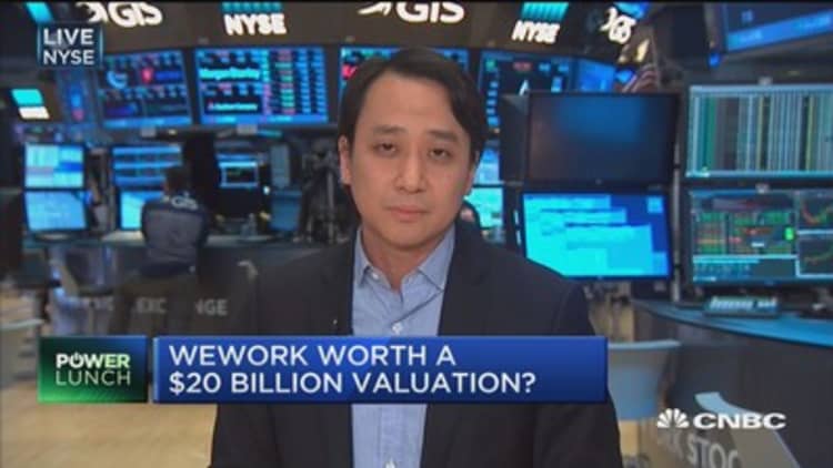 WeWork worth a $20 billion valuation?