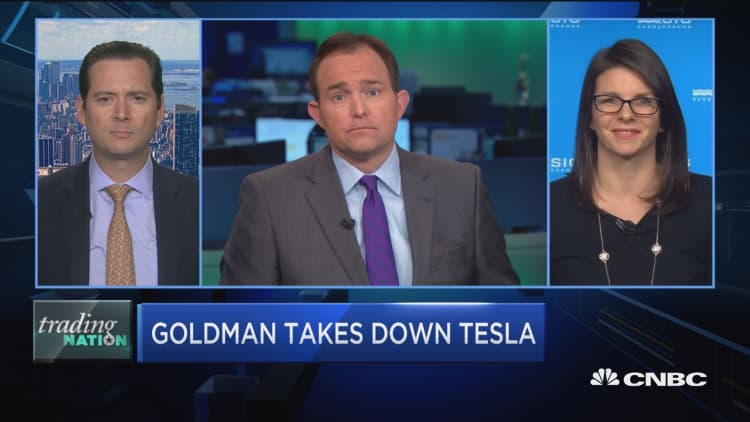 Trading Nation: Goldman takes down Tesla