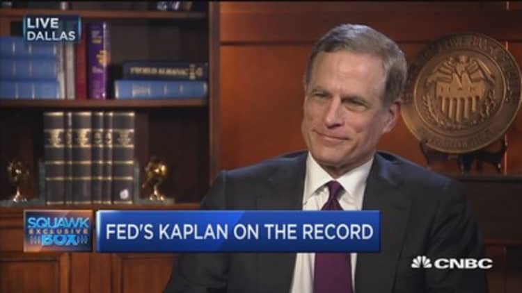 Fed's Kaplan: Taking steps to remove accommodation 