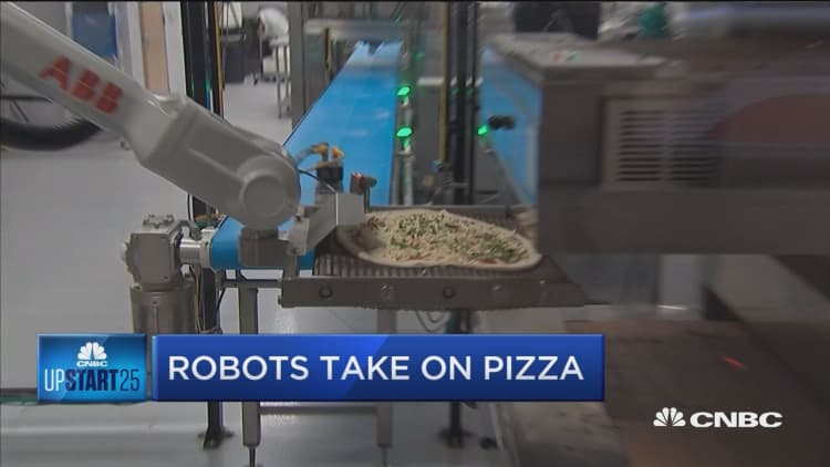 Robots take on pizza at Silicon Valley startup