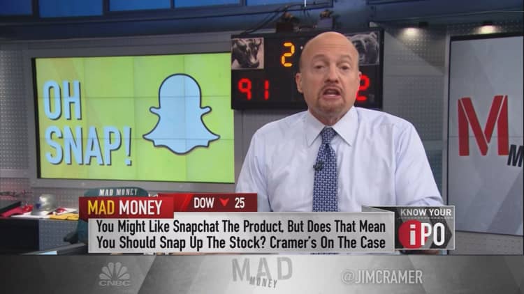 Cramer’s Snap IPO playbook: How to make the most of a ‘phenomenal trade’