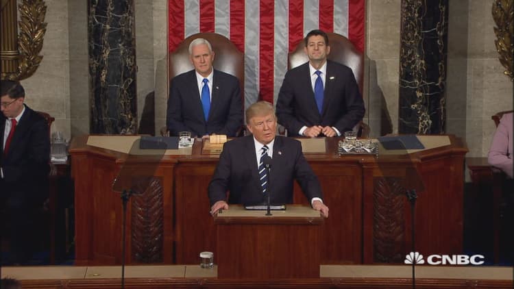 President Donald J. Trump's address to a joint session of Congress