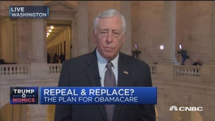 Rep. Hoyer: Got 'happy talk' from Trump but not realistic talk on ACA reform