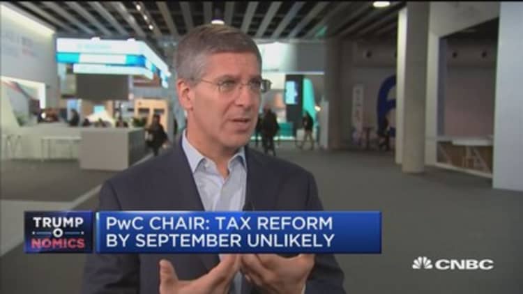 PwC Chair: Tax reform by September unlikely
