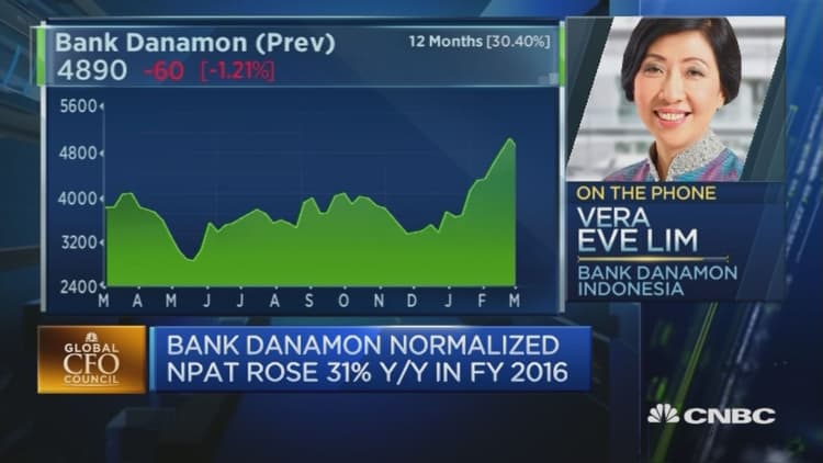 Autos, SMEs drove growth at Bank Danamon: CFO