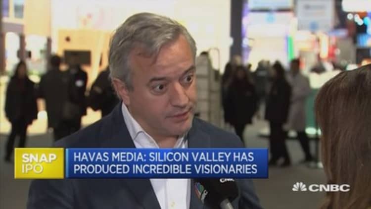 Snap's vision is different to other Silicon Valley apps: Havas Media
