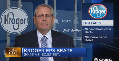 Kroger CFO: We've experienced deflation again this quarter
