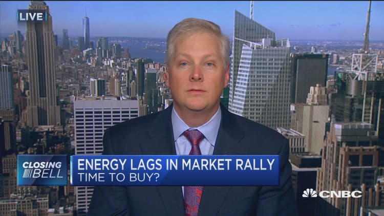 Energy lags in market rally: Time to buy?