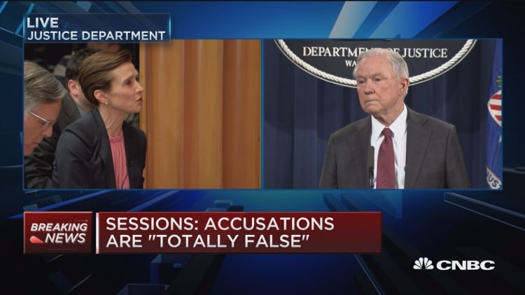 Sessions: Told White House counsel about recusal decision