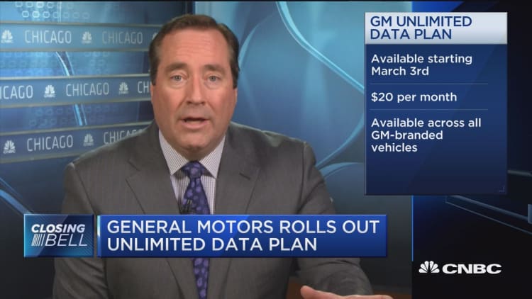 General Motors rolls out unlimited data plan