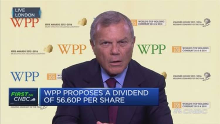 Topline growth hard to find in 2016: Martin Sorrell