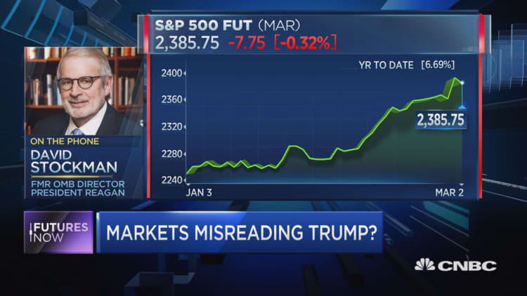 Stockman: Markets are 'misreading Washington'
