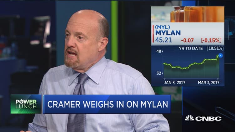 Cramer weighs in on Mylan