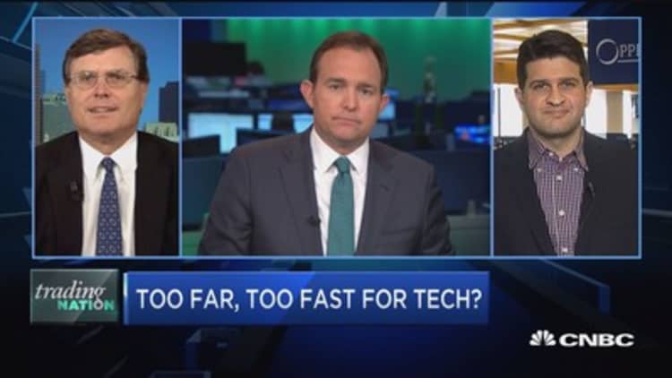 Trading Nation: Too far, too fast for tech?