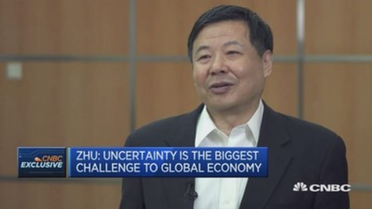 China Vice FinMin on challenges to the global economy