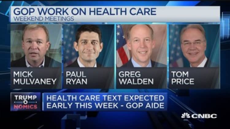 GOP health care plan in the works