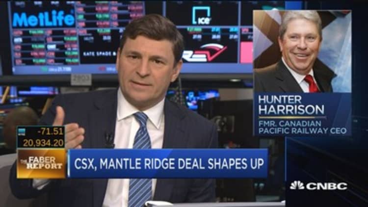 Faber Report: CSX, Mantle Ridge deal shapes up