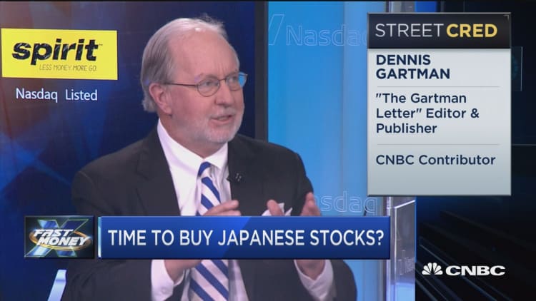 Japan's about to break out on the upside: Gartman