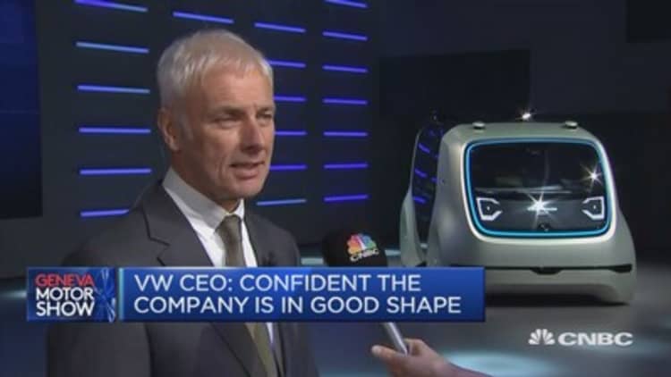 Investors should stay calm: VW CEO 