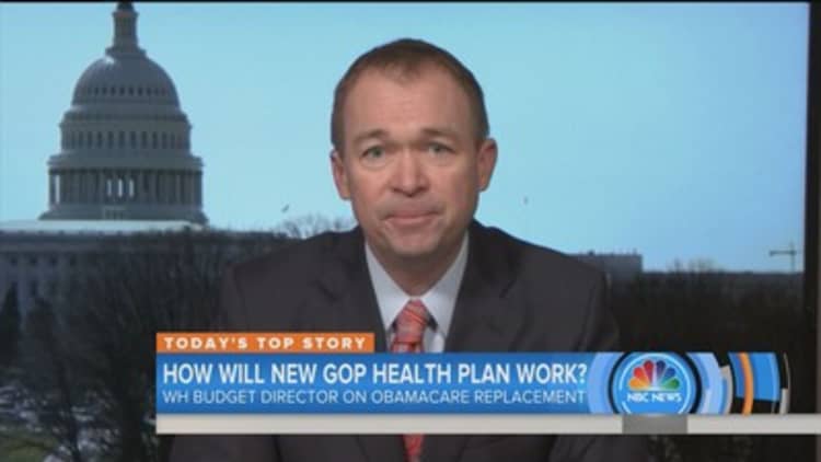It's unfair to compare new GOP plan with Obamacare's promise: OMB director