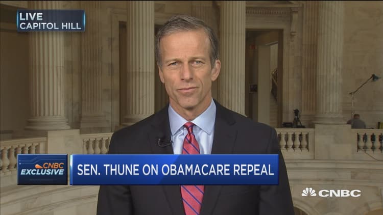Sen. Thune: The basic components of health care bill are in place