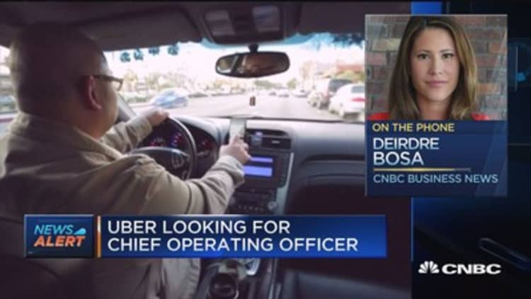 Uber looking for chief operating officer