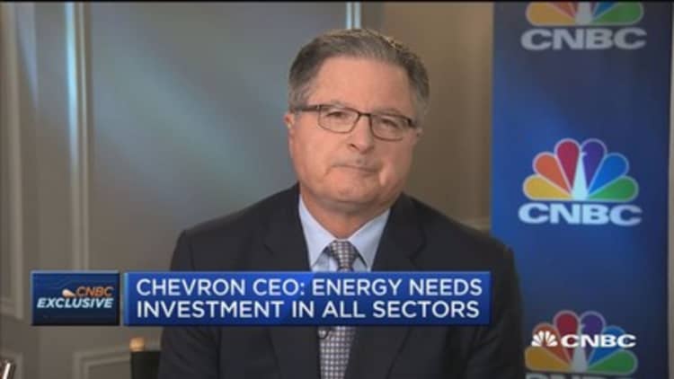 Chevron CEO: Encouraged by White House agenda