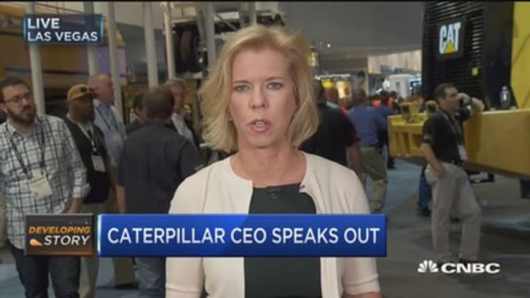 Caterpillar CEO: Surprised by Federal raid