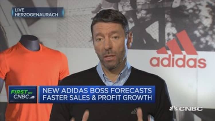 We can drive top line 10-12 percent: Adidas CEO