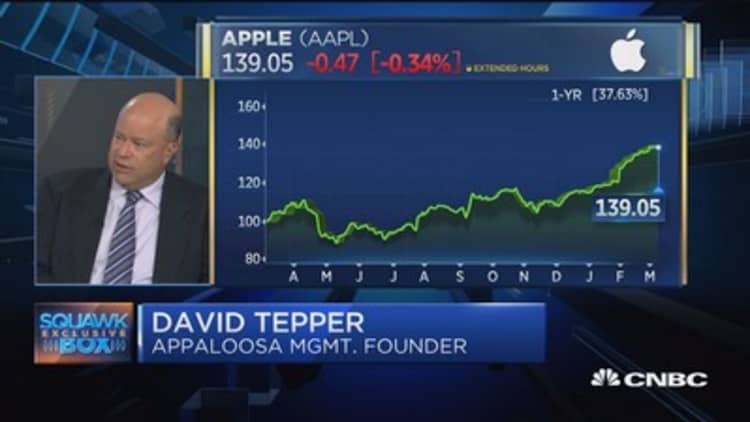 David Tepper: Trimmed Apple on China rhetoric