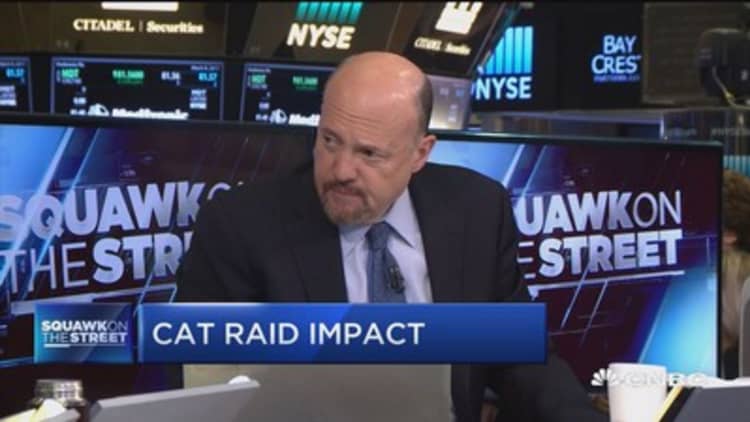 Cramer: CAT has a battle over fraud accusation vs. the numbers