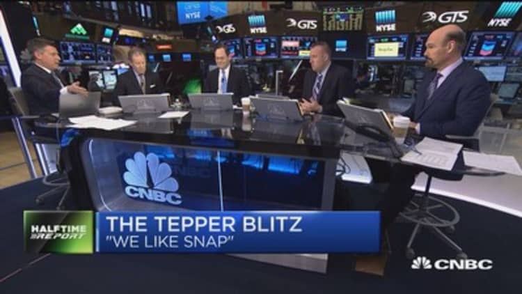 Debating David Tepper's stock picks on The Halftime Report