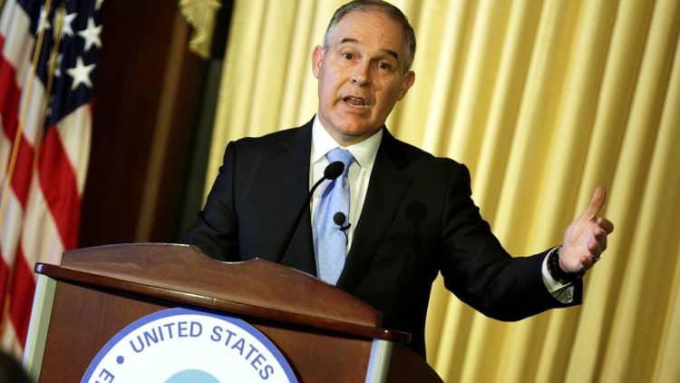 EPA chief Scott Pruitt says carbon dioxide is not a primary contributor to global warming