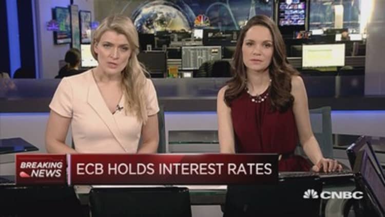 ECB holds rates as expected ahead of elections