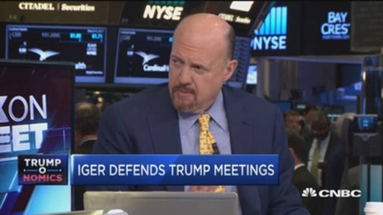 Cramer: There's a 'central casting response' from Trump meeting attendees
