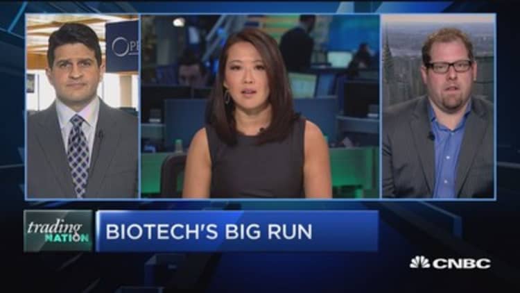 Biotech's big run