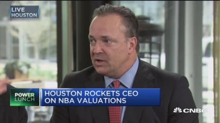 Houston Rockets CEO: Teams will become more and more valuable