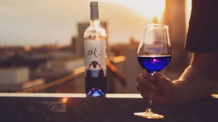 EU regulators are looking to ban the world's first blue wine