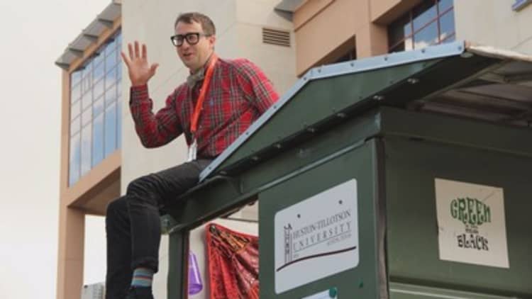 How living in a dumpster motivated this man to reinvent housing