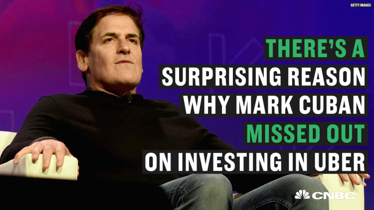 What Mark Cuban learned from missing out on Uber