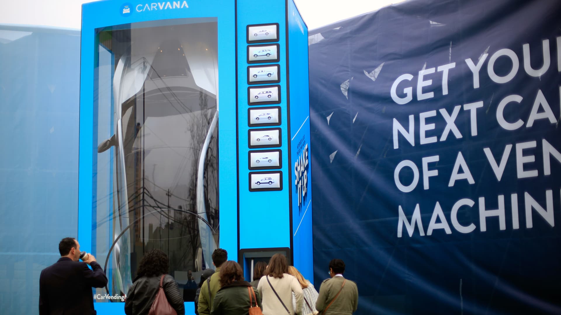 Carvana shares jump more than 30% from record lows