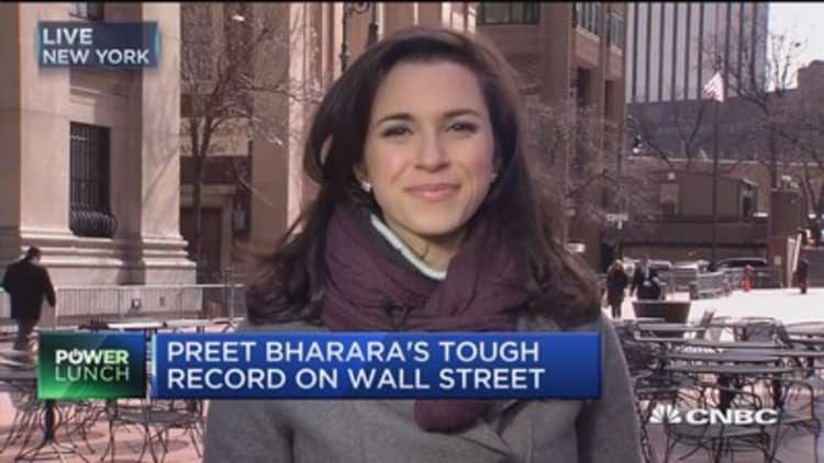 Preet Bharara's tough record on Wall Street
