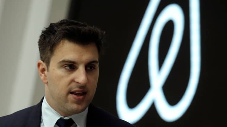 Airbnb CEO weighs in on the hotel push and plans to go public