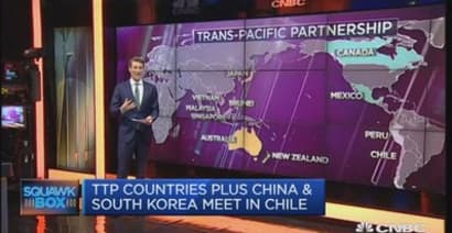 Why is China attending a meeting with TPP members?
