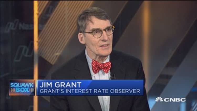 Watch inflation data: Jim Grant 