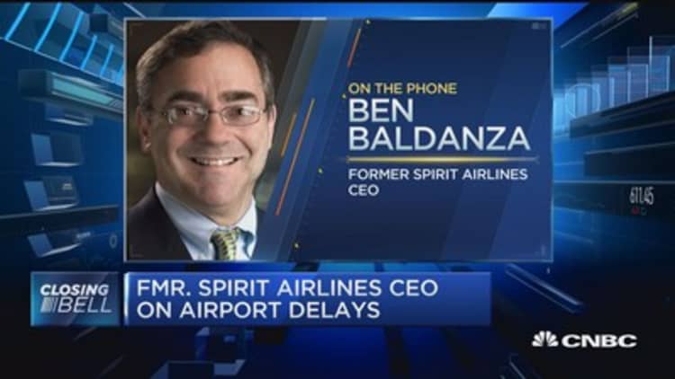 Fmr. Spirit Airlines CEO on airport delays