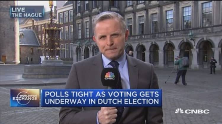 Polling booths open in the Dutch parliamentary elections