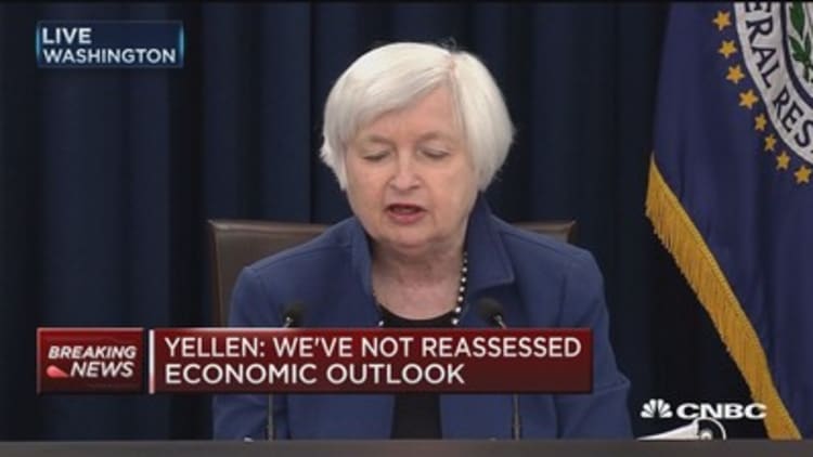 Yellen: 2.1% median growth projection for 2017, 2018 