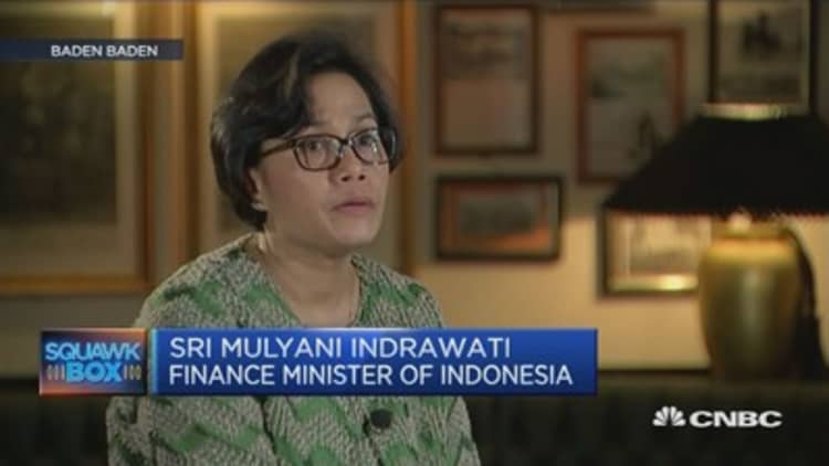 Indonesia FinMin on the impact of a stronger dollar